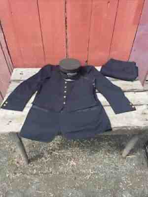 Railroad Train Trainman Hat Uniform New York Haven Hartford Obsolete Rare Vtg