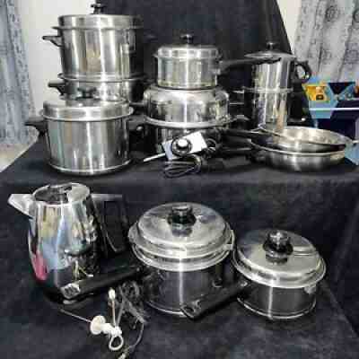 Vintage Lifetime Cookware Very Large Lot