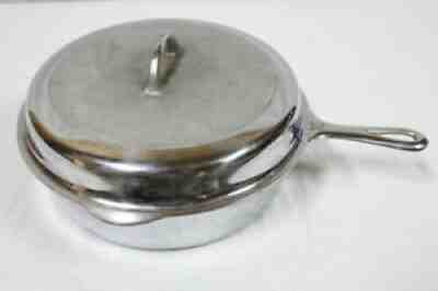 Griswold Chrome Nickel #10 Skillet with Lid