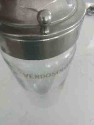 5 Large Vendosolo Antique Vintage Candy Store Jar Flip Lid Apothecary Container