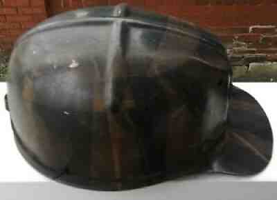 VINTAGE MSA COMFO CAP COAL MINERS TIGER STRIPED MINING HAT IN USED CONDITION