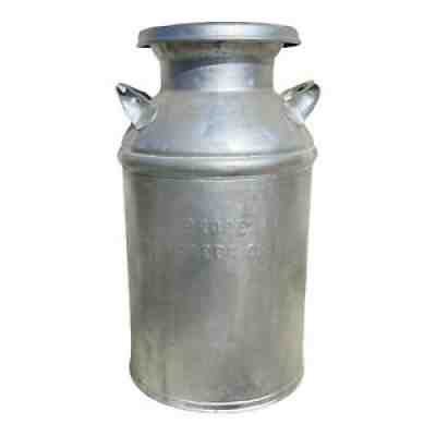 Vintage Dairy Milk Can With Original Lid, Sugar Creek Creamery, Great Condition