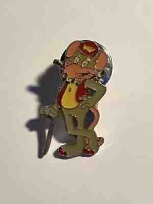 RARE Vintage 1980â??s Showbiz Pizza Time Theatre Chuck E Cane & Derby Hat Pin ð???