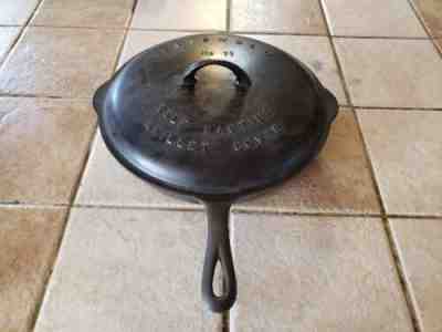Vintage Griswold #11 Large Block Logo Skillet and Lids Set ONLY