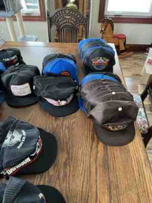 Lot of 75 Harley Davidson Motorcycle hats Vintage For Andrew603rider
