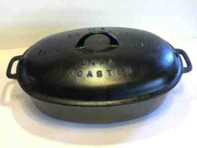 GRISWOLD No 5 CAST IRON OVAL ROASTER DUTCH OVEN 645
