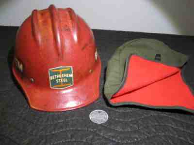 BETHLEHEM STEEL VINTAGE "BULLARD" FIBERGLASS HARD HAT