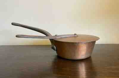 Dehillerin Rue Coquilliere Paris France Copper Handled Sauce Pan and Lid