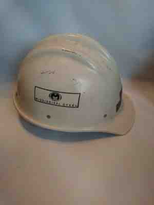 Vtg Bullard Mississippi Steel Fiberglass Hard Hat Boiled Steel Mill collectible