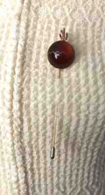Vintage Hilton McConnico for Daum Hat Pin Pin Epingle Pate De Verre Rare