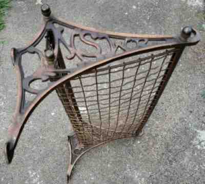 Vintage Brass NSWR Pullman Train Luggage Rack Shelf Railroad wall hat towel