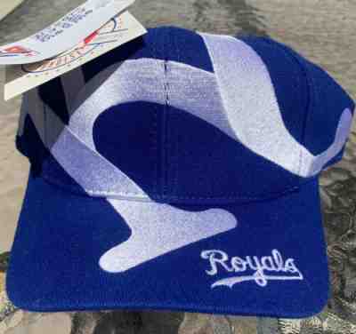 Vintage Kansas City Royals KC Big Logo Hat The Game Genuine Merchandise Cap