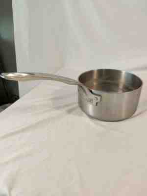 RARE Vtg VIKING 18/10 Stainless Steel 7 Ply 2 Qt Saucepan Pan Pot Belgium NO Lid