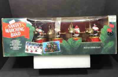 Vintage Mr. Christmas Santa's Marching Band Mice w/ Black Top Hats w/ Box