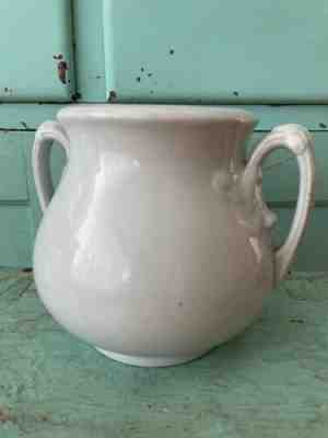 Antique Ironstone Sugar Bowl Charles Meakin England Farmhouse Country Decor
