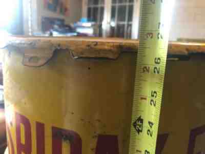Vintage Shell Clamshell 16 Gallon Spirax EP Drum Can w/ Lid - Clean