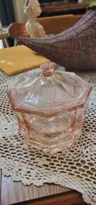 Carnival Ware Sugar Bowl With Lid