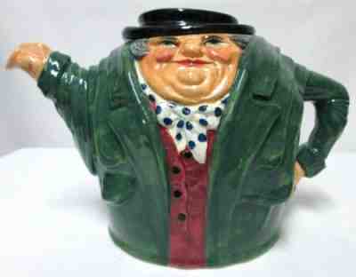 Royal Doulton Dickensware Tony Weller Teapot Vintage Numbered RARE England