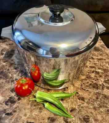 VIntage MAGNALITE GHC 12 Quart Cast Aluminum Stockpot w/Lid USA