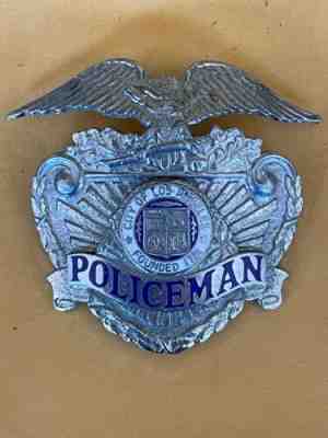 VTG OBSOLETE BADGE / SCREW BACK / UNIFORM HAT *READ LISTING*