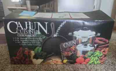 Vintage-NEW- Magnalite ghc Cajun Cookware Set,Wagner Ware cast iron skillet #10