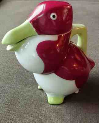 VTG Haviland Limoge France Pelican Pitcher by Edouard Marcel Sandoz~Unique Rare