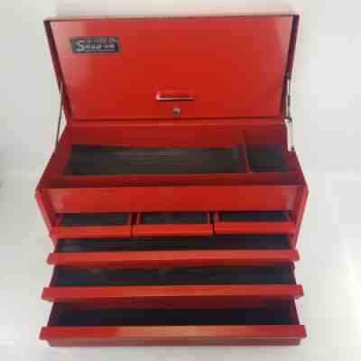 Vintage Snap On Fold Over Lid Tool Box Chest KRA 56C WITH Keys