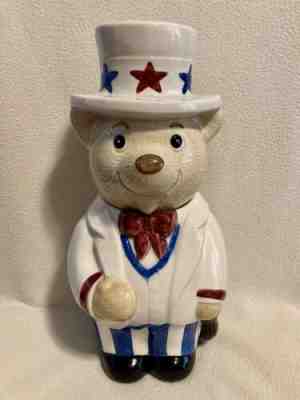Valuable/Rare Uncle Sam Bear By Metlox Vintage USA- Perfect Condition!