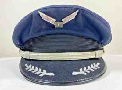 Vintage Flying Tiger Line Cargo Pilot Dress Uniform Cap Hat 7 1/4