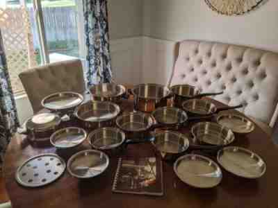 Vintage Homemakers Guild 18 pc Cookware Set 5-Ply EXCELLENT! Saucepans StockPot