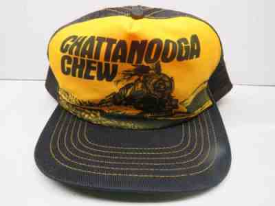 18 Vintage 80s USA Chattanooga Chew Mesh Trucker Snapback Hat Cap NO/RESERVE