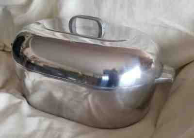 VTG Wagner Ware Magnalite Sydney 4269 Roaster XL~17 Qt. w/Trivet ~EX COND!