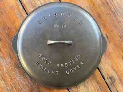 Griswold Cast Iron #13 Skillet Lid