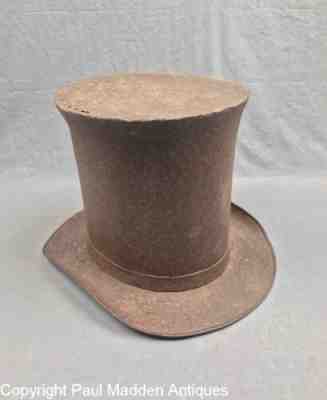 Antique Top Hat Sheet Iron Sign