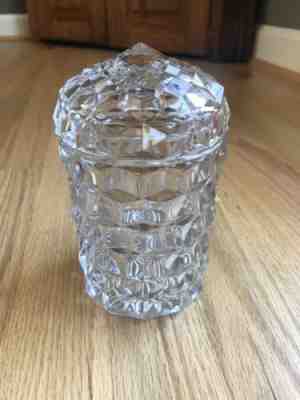 Fostoria American # 214 - Pickle Jar With Glass Lid 1915 -1925
