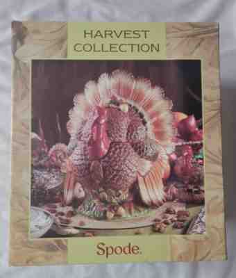 RARE Vintage SPODE Thanksgiving Harvest Collection TURKEY TUREEN
