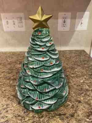 California Originals 873 Christmas Tree Cookie Jar - RARE w/ Original box
