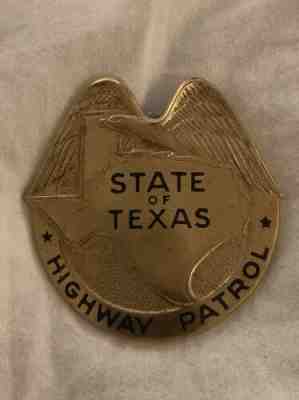 Vintage Texas Highway Patrol Hat Badge