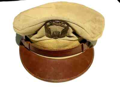 Vintage ATC Air Transport Command Pilot Hat Cap Pin Badge WW2 Rare USED