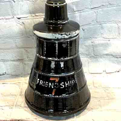 1962 McCoy Pottery Mercury Friendship 7 Cookie Jar NASA Glenn Space Capsule Vtg