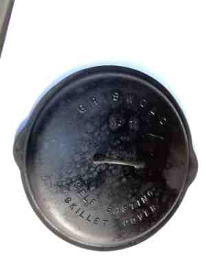 Griswold No. 11 Self Basting Skillet Cover, cast iron, 471