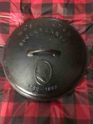 Antique Vintage 1932 GRISWOLD CAST IRON Washington Bi-Centennial LID pat 1920