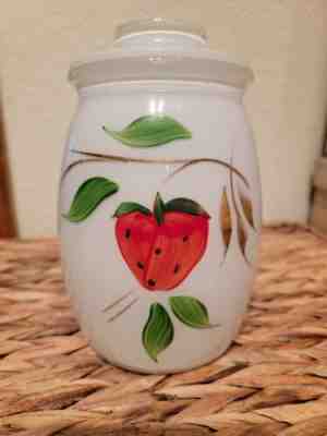 Vintage BARTLETT COLLINS STRAWBERRY GREASE JAR