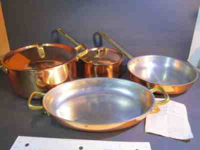 Vintage 6 piece set of Tagus Portugal cookware