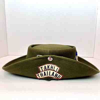 Vintage Vietnam Boonie Hat Thailand Takhli Military Collectible Patches Size 4