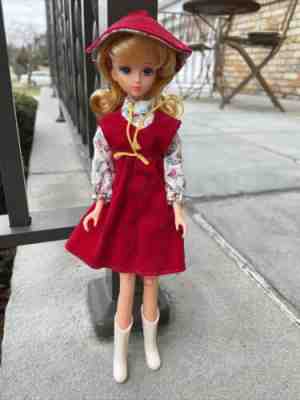 Vintage Takara Japanese Exclusive LADY MARIA DOLL w/Dress, Hat & Original Boots
