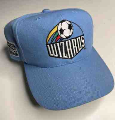 Vintage Kansas City wizards FC Logo Sport Specialties Snapback Hat MLS PLain Log
