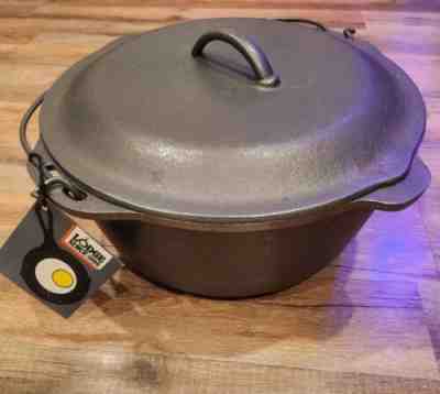 Vintage Lodge Cast Iron Dutch Oven With Tag #10 (pre 1987)