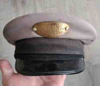 New ListingVintage Texaco gas Sevice Station Attendant Uniform Hat Fire Chief Gasoline