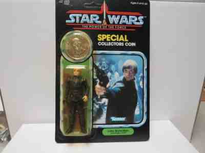 Vintage Star Wars Luke Skywalker Jedi-Knight Outfit Carded TPOTF 1984